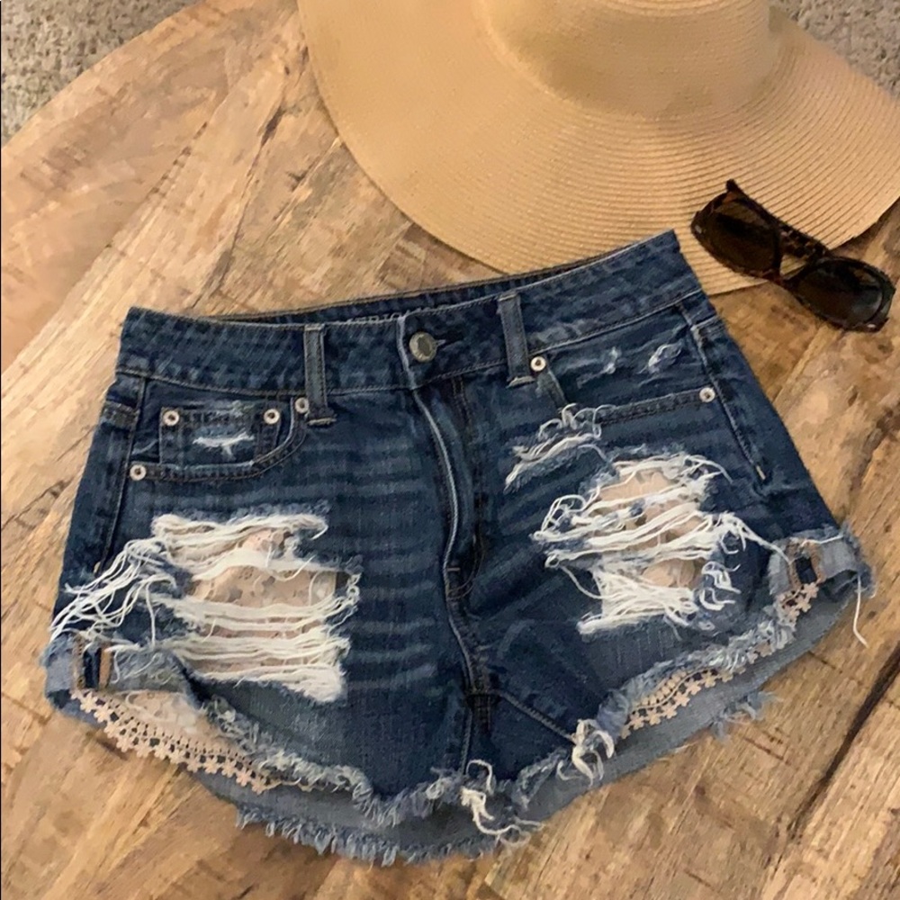 Distressed American Eagle Shorts